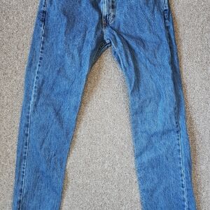 Levis 505 Wide Fit Jeans, Size W32 L34 - Blue
